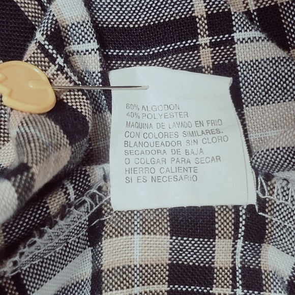 Ely Cattleman Mens Big Plaid Long Sleeve Snap Western Shirt XXL Outdoors Casual - Picture 5 of 10